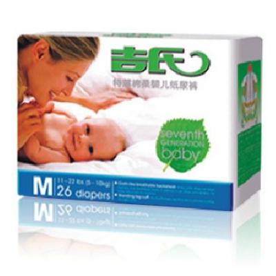 吉氏特薄棉柔系列M号纸尿裤