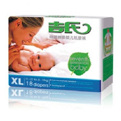 吉氏特薄棉柔系列XL号纸尿裤