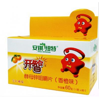 安琪开智酵母锌片剂60p香橙味