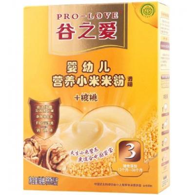 谷之爱调糊核桃盒装小米粉225g
