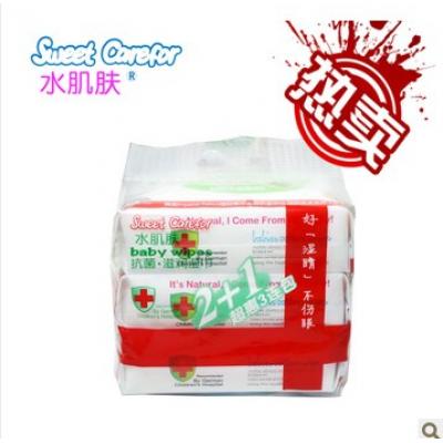 水肌肤抗菌滋润3连包80片