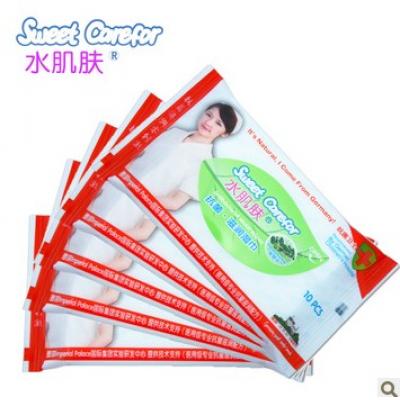水肌肤抗菌滋润10片装湿巾