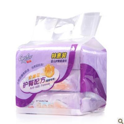 爱护婴儿护臀柔湿巾80片3包