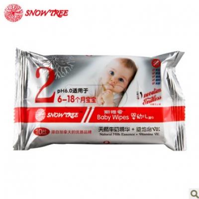 斯诺奇婴幼儿2段60片湿巾